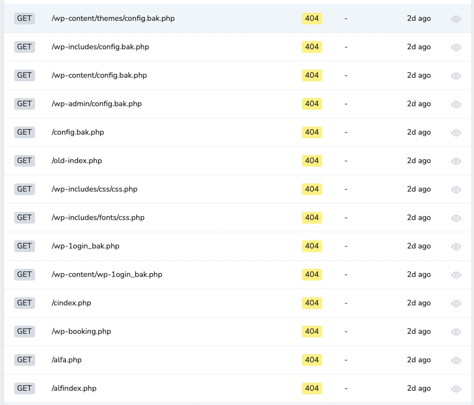 sebastiaanluca's tweet image. No Fail2Ban on Laravel Vapor, so added some quick routes to redirect bogus requests to my favorite song 🥸