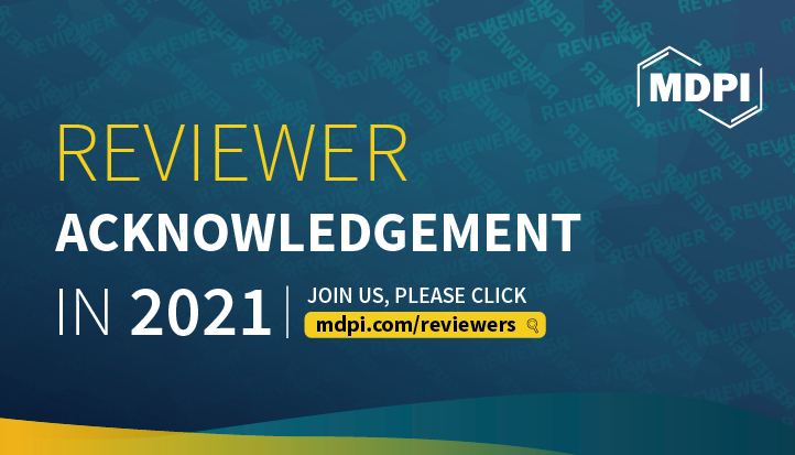 📢J has just published Reviewer Acknowledgement in 2021. Thanks to the contribution of our reviewers, in 2021, the median time to first decision was 13 days and the median time to publication was 34 days. 
mdpi.com/2571-8800/5/1/7

#MDPIJ