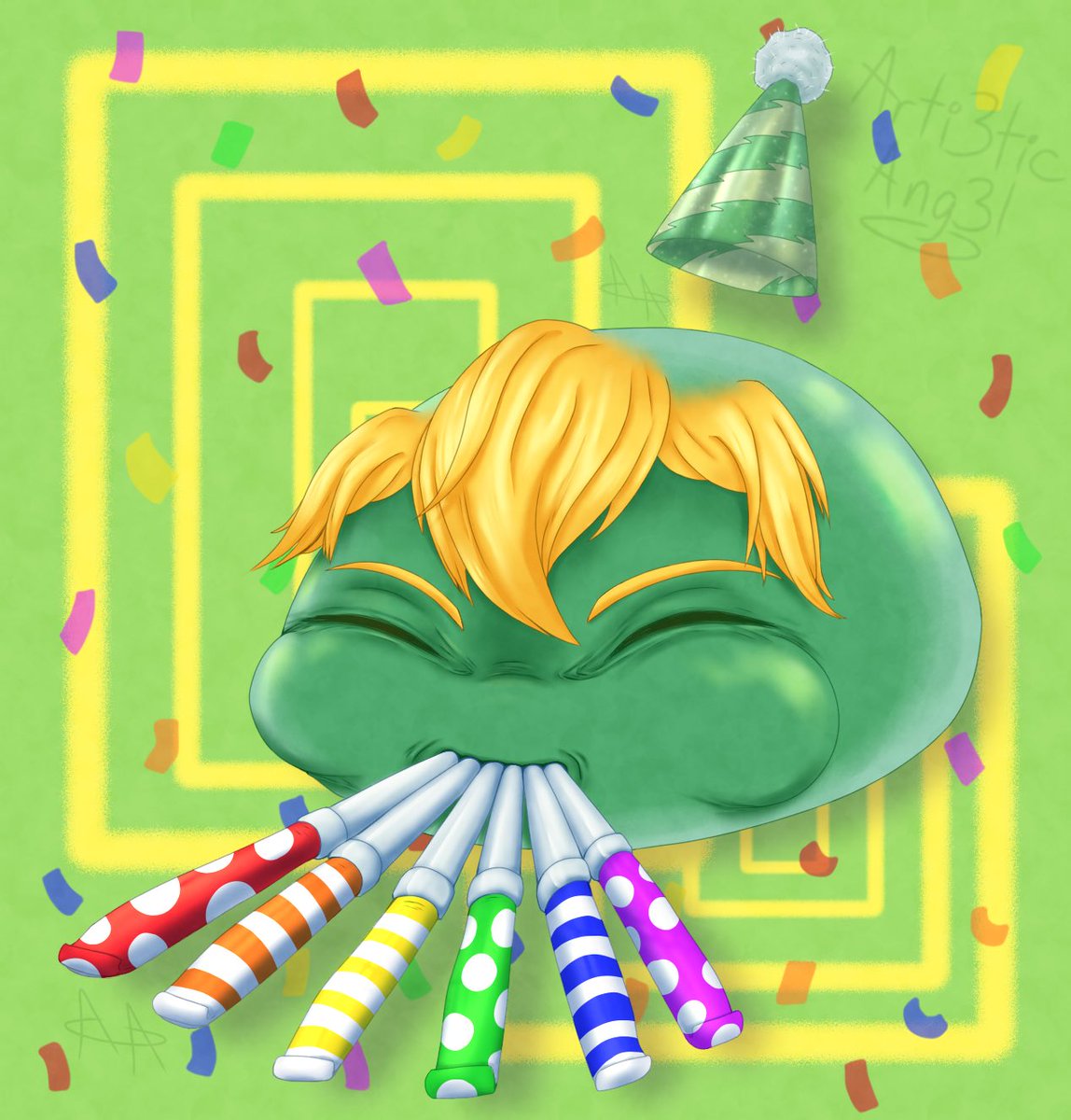 arti3tic_ang3l's tweet photo. Happy Birthday, Slime Boy!! ๐ I hope you are having a great day!
#oddjayalter #oddjayalterfanart https://t.co/9GSOvoHTFM