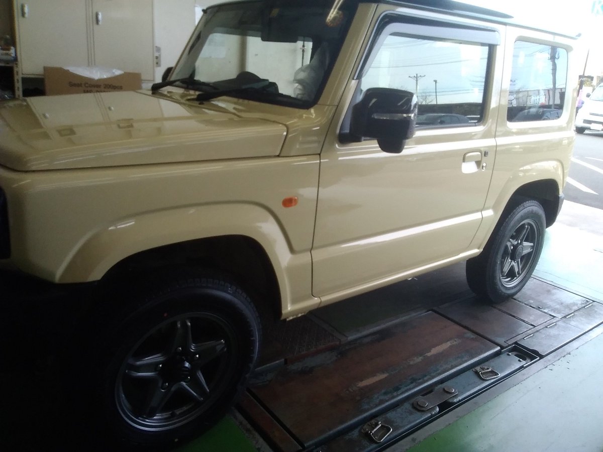 ジムニー にスタッドレスホイールセット装着致しました！ ホイールは 