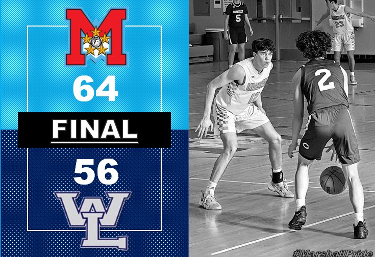 On Senior Night, Marshall played in front of a welcoming home crowd to defeat Generals of W&amp;L in key 🔔 district matchup. Statesmen were led by SR <a href="/NassifEli/">Eli Nassif</a> w/15p &amp; JR <a href="/lenert_matthew/">Matthew Lenert</a> w/14p. GCM (13-2, 7-1) was also boosted by strong play of @_yvon_d to secure the win.