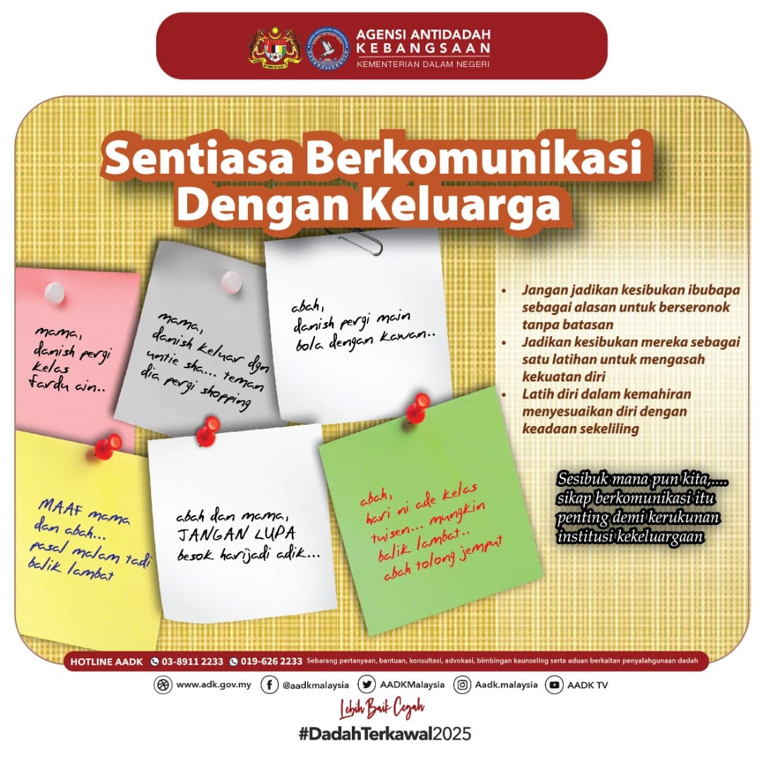 #DadahTerkawal2025
#LebihBaikCegah
#TakPerluStimGuys
#KepulihanSepanjangHayat
#kitademinegara