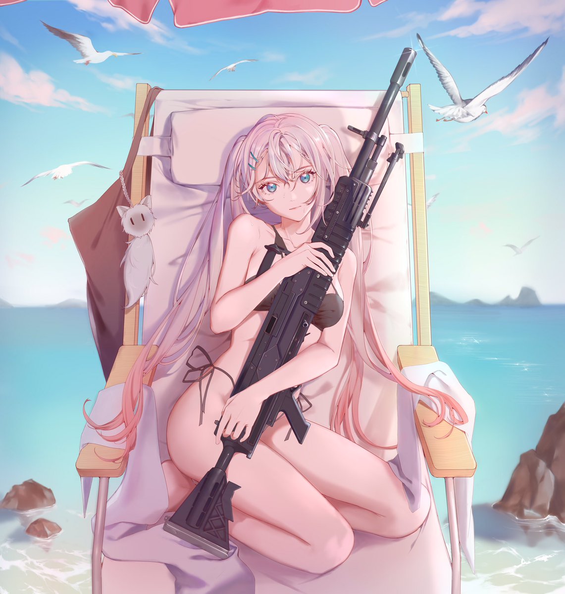 QXLG_'s tweet photo. LWMMG💓「以前画的,现在能上Twitter所以就发了」 #少女前线 #lwmmg #老王摸摸狗 #人形 #ドールズフロントライン #GirlsFrontline #画 https://t.co/PygM16qXNj