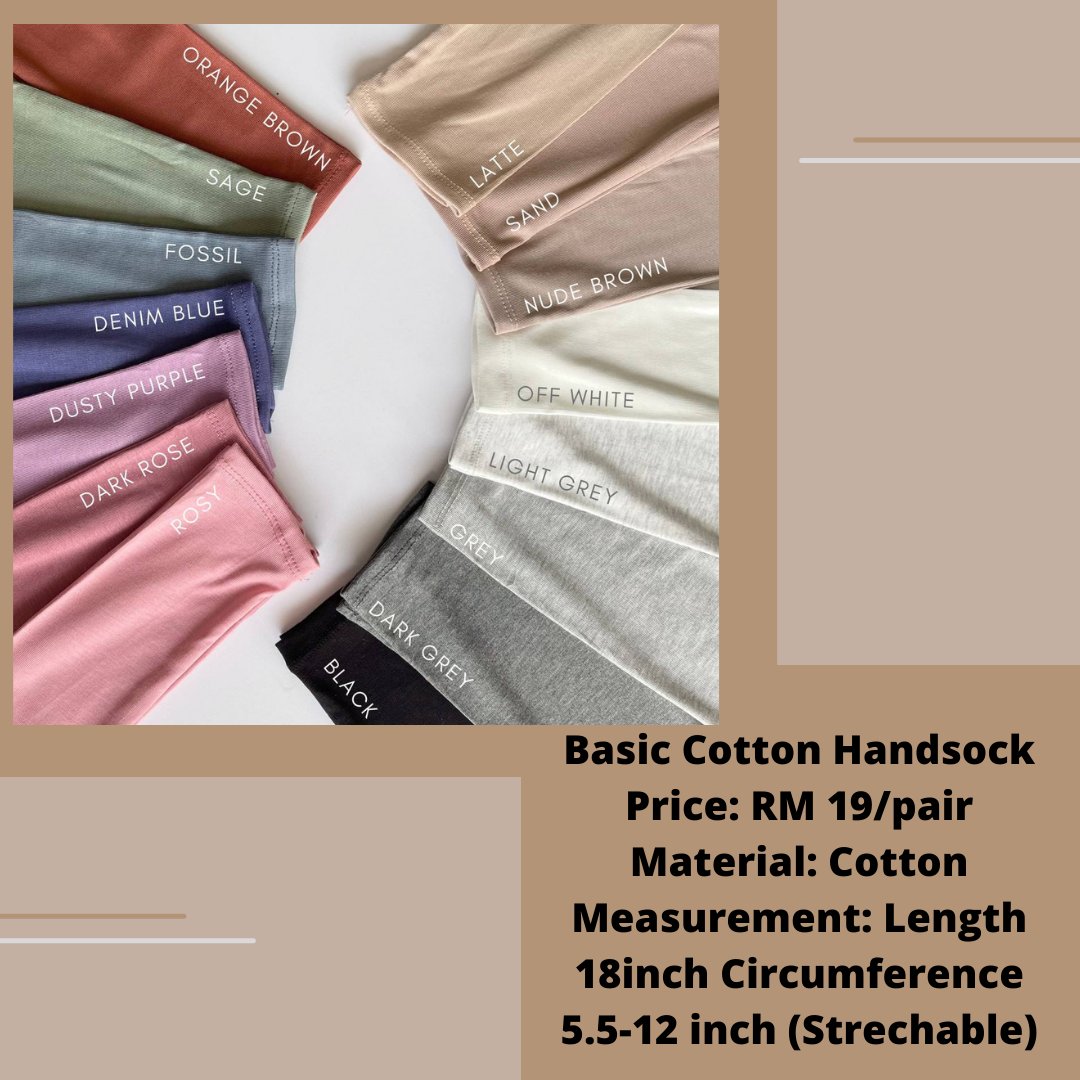anayrastore_'s tweet photo. ‼️NEW ITEM RELEASE ‼️

Basic Cotton Handsock
Price: RM 19/pair
Material: Cotton
Measurement: Length 18inch Circumference 5.5-12 inch (Strechable)
For purchase:https://t.co/KaJX51Vunq https://t.co/340p3QivYX