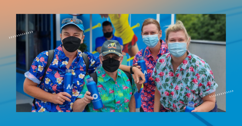 Infosys's tweet photo. A thrilling match coupled with an exciting day at the Fan Zone: https://t.co/dWPjAG5L5h. 

Take a look into the immersive experiences for fans across the arena. 

#DailyDrops Day 13 #AO2022 
#NextNeverStops #AusOpenWithInfosys