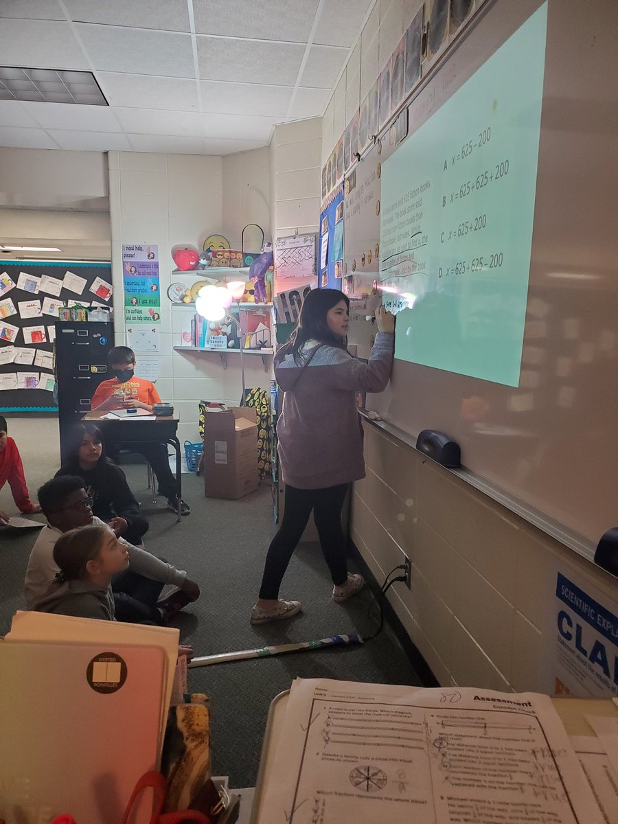 KLofton13's tweet photo. Watching your students taking over little things in class, growing in their social skills, leadership skills, &amp; confidence, just warms my heart! #4thmath #guidedmathstationspreview #POD #studentled #classencouragement @KleinISDMath @RothKISD @mistergee21 @FrameGinger @cnmurphy17 https://t.co/C6orS2zAfQ