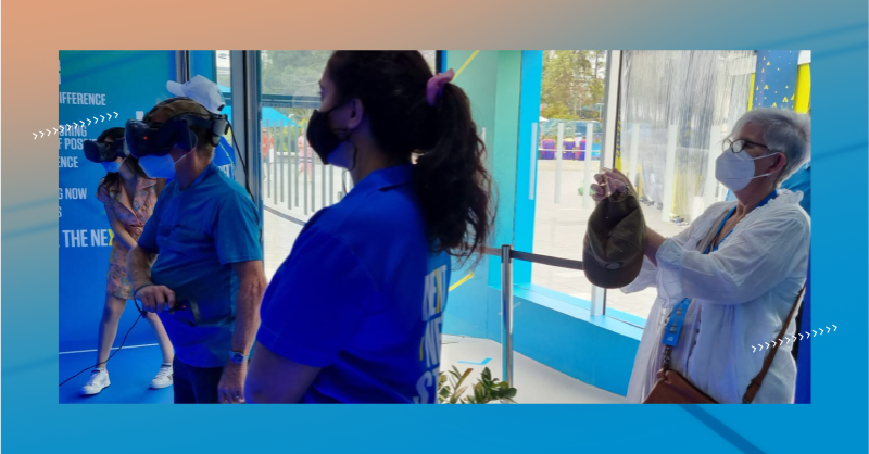 Infosys's tweet photo. A thrilling match coupled with an exciting day at the Fan Zone: https://t.co/dWPjAG5L5h. 

Take a look into the immersive experiences for fans across the arena. 

#DailyDrops Day 13 #AO2022 
#NextNeverStops #AusOpenWithInfosys