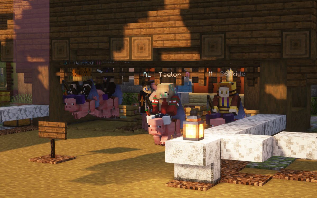 DemocracyCraft's tweet photo. Happy one-year anniversary to Redmont's farming town, Willow! To celebrate, the DPA is currently hosting the Willow Weekend festival with several events throughout!

Photo credits to Derpy_Bird, LobsterRoast, and sleepyjay_.

#Minecraft #MinecraftServer #Willow https://t.co/BIO2iQeLlN