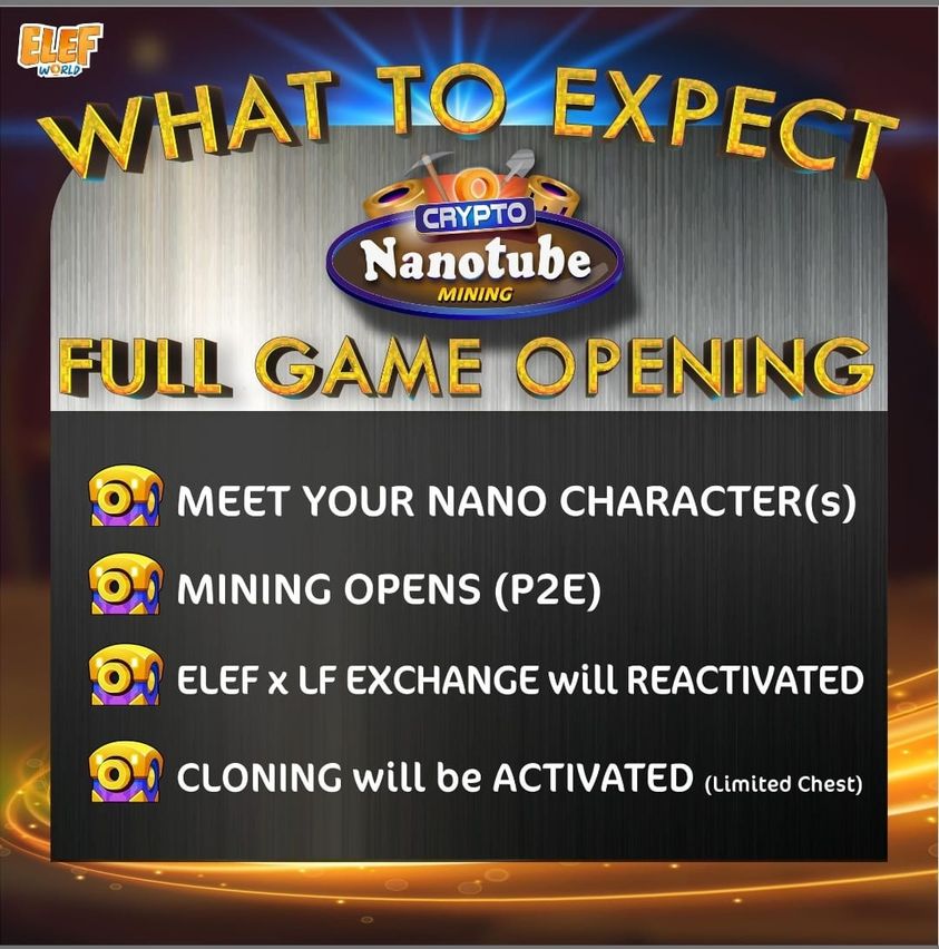 ElefWorld's tweet photo. Hello Elef World!!!
As the game opening approaches, there are a couple of reminders we want to give the community:
For more details click the link below:
https://t.co/nbVgObzS2Y
#ELEF #ELEFWORLD #GAMEOPENING https://t.co/V01PmeifQy