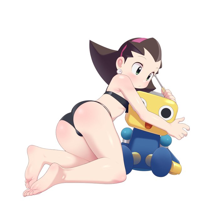 Another art request for a loyal FANBOX / Gumroad supporter, Tron from Mega Man Legends! 