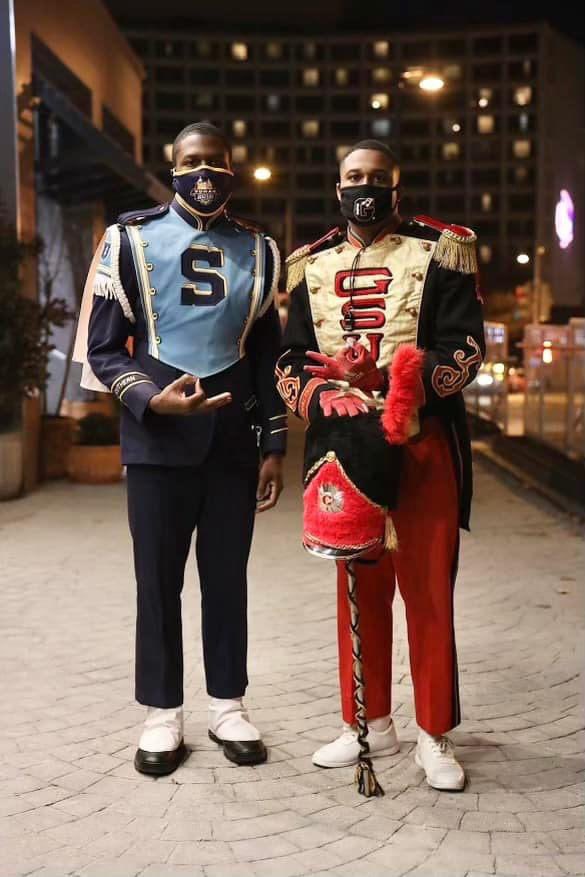GramFanatics's tweet photo. The @gsuworldfamed and @SU_HumanJukebox in DC for The Washington Mardi Gras Ball! https://t.co/UZdj14RaFz