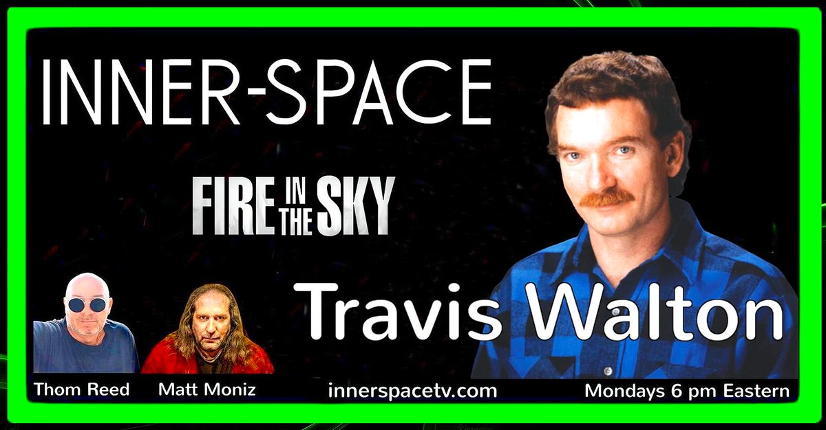 Monday at 6 pm eastern. Travis will be speaking at UFOXPO this Sept.  innerspacetv.com
