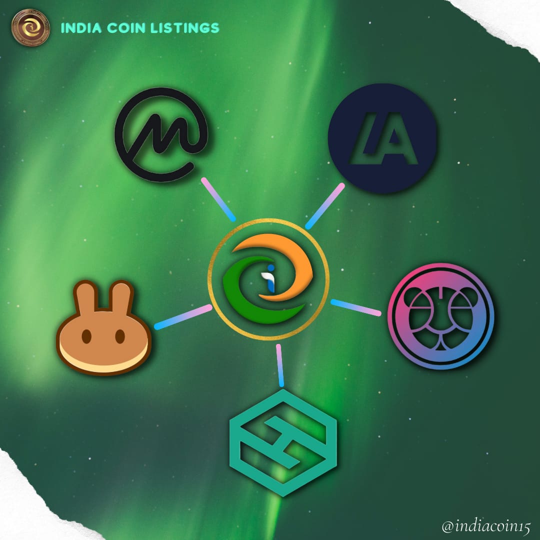 indiacoin15's tweet photo. #INDIACOIN listings till now🔥🔥

$India is just getting started🚀
Retweet 🔃 if you agree🔥

#Bitbharat https://t.co/dMV07sNlWU