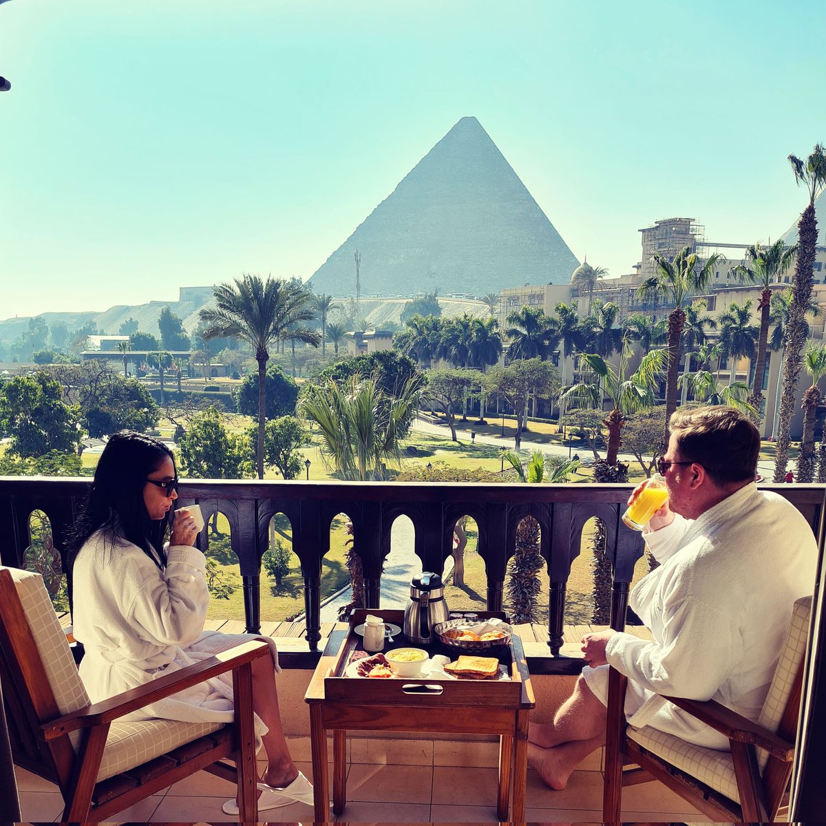 Getting ready for today's tour