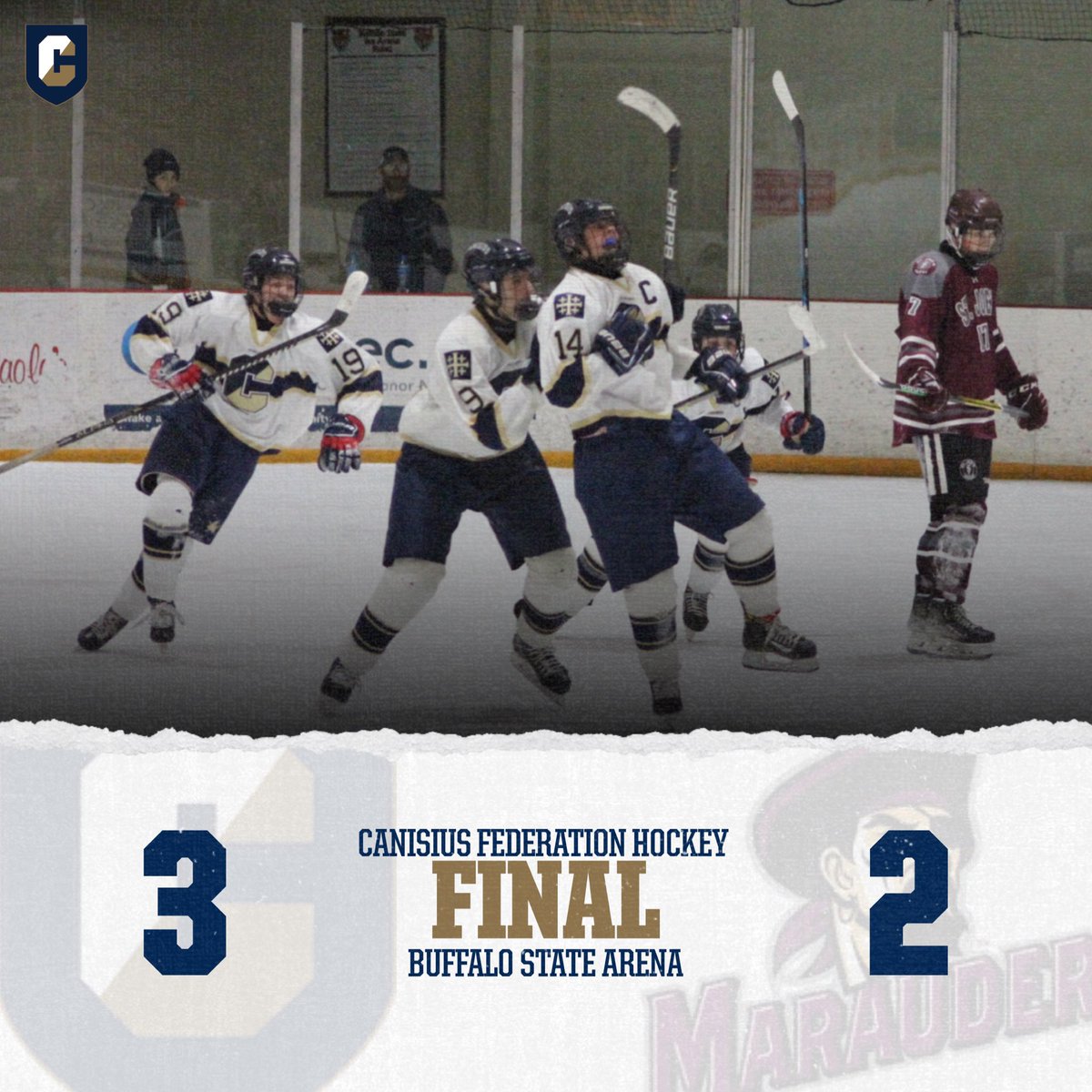 Canisius HS Hockey (@canisiushshoc) on Twitter photo It’s official, We own Kenmore. There’s no more debate, the boys are buzzing. A back and forth game that led to overtime with a clutch ot winner from Captain Luke Braun. Other goals from the sobo boys, Sean Keane and Pat McMahon. <a href="/CanisiusSports/">Canisius HS Sports</a> <a href="/CanisiusHS/">Canisius High School</a> It’s official, We own Kenmore. There’s no more debate, the boys are buzzing. A back and forth game that led to overtime with a clutch ot winner from Captain Luke Braun. Other goals from the sobo boys, Sean Keane and Pat McMahon. <a href="/CanisiusSports/">Canisius HS Sports</a> <a href="/CanisiusHS/">Canisius High School</a>