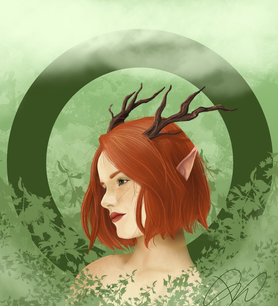 WaywardInspira1's tweet photo. How I painted Keyleth 3 years ago vs. now-progress people, progress! #VoxMachina #CriticalRoleArt https://t.co/JWXTcI6UPj