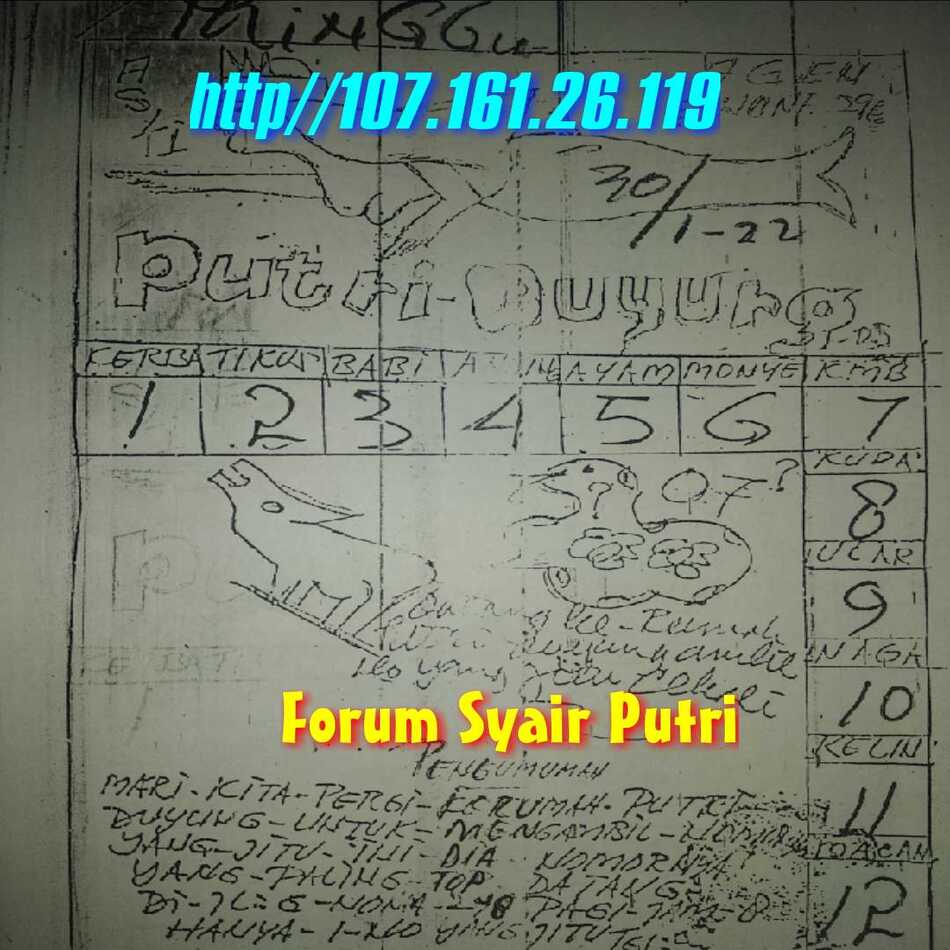 Prediksi Togel Hari Ini (@Syairsgphk) / Twitter