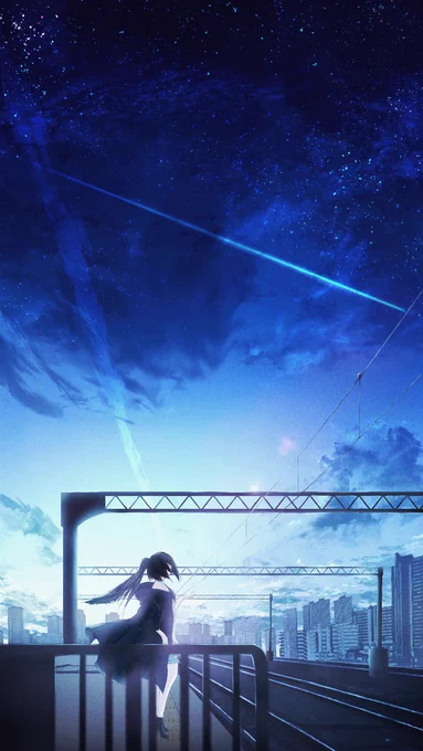 #ド直球に言いますがフォローしてください 
青×星×幻想を多く描いておりますので、
好きな方は是非よろしくお願いします!! 