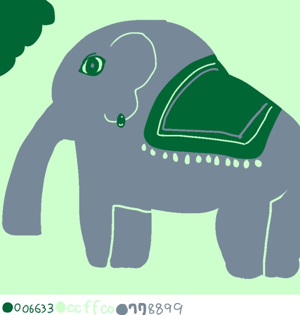 毎年恒例干支絵描けなかったのが心のこりなぁ #今月描いた絵を晒そう 