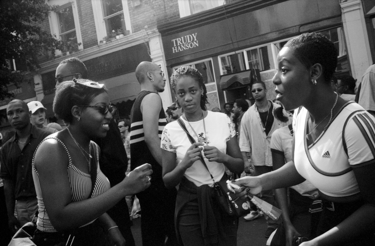 BlackBritishArc's tweet photo. Notting Hill Carnival, West London 1994. By Peter Marshall https://t.co/HPAeaAftTt