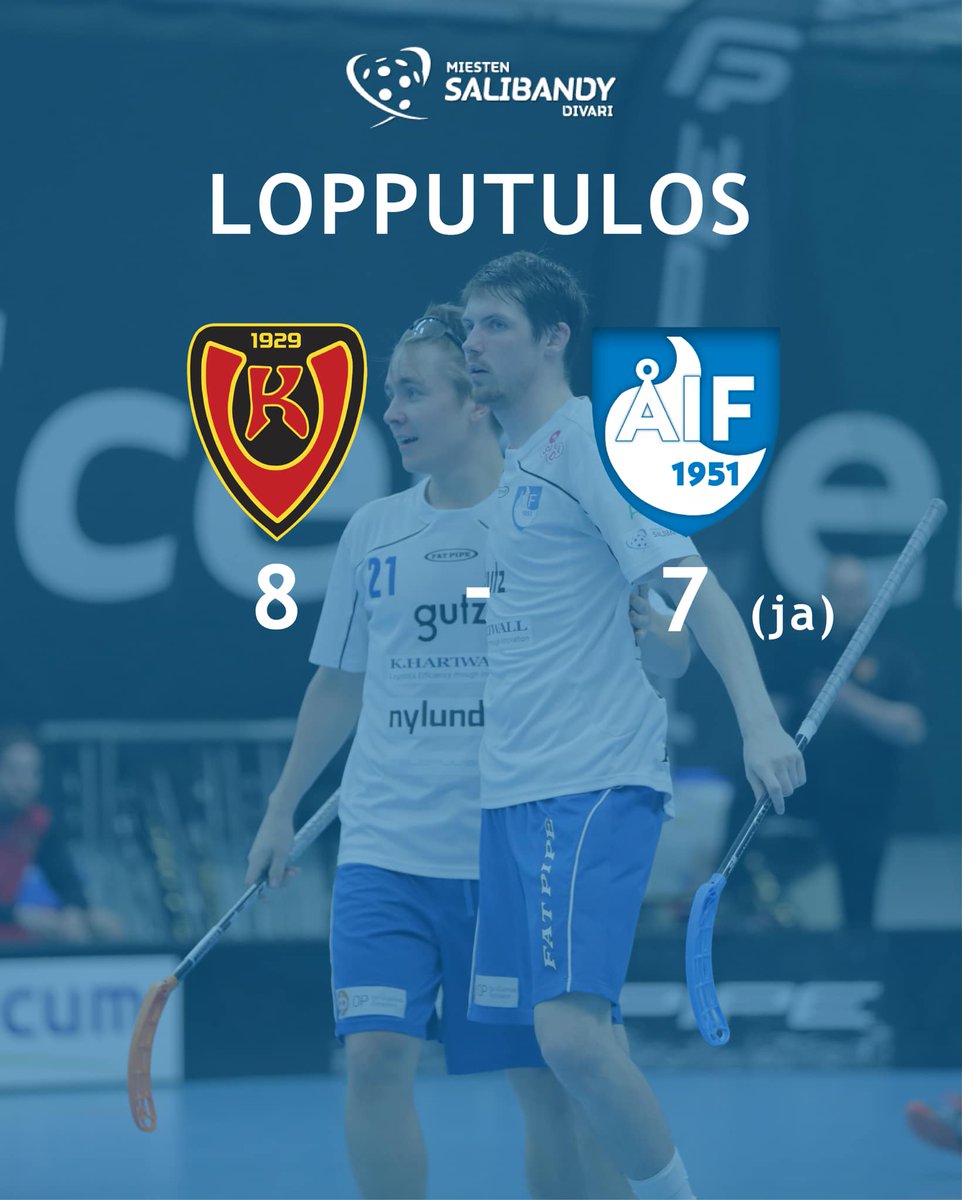 Erittäin hyvän peliesityksen jälkeen ÅIF:n miehille erittäin tärkeä piste eilisillan Koovee-vieraspelistä. Peli-ilme ja taistelutahto oli erittäin hyvä. Koovee voitti kuitenkin ylivoimalla 8-7 ja.

📷: Iiro Karesniemi