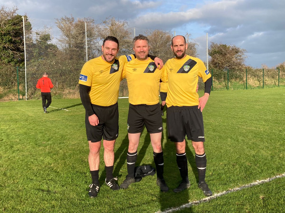 Great to play a match with the coaches of my under 10 @Cabinteely_FC team for the over 35s. We probably don’t practice what we preach but we had fun. <a href="/JamieHolme/">Jamie Holme</a>