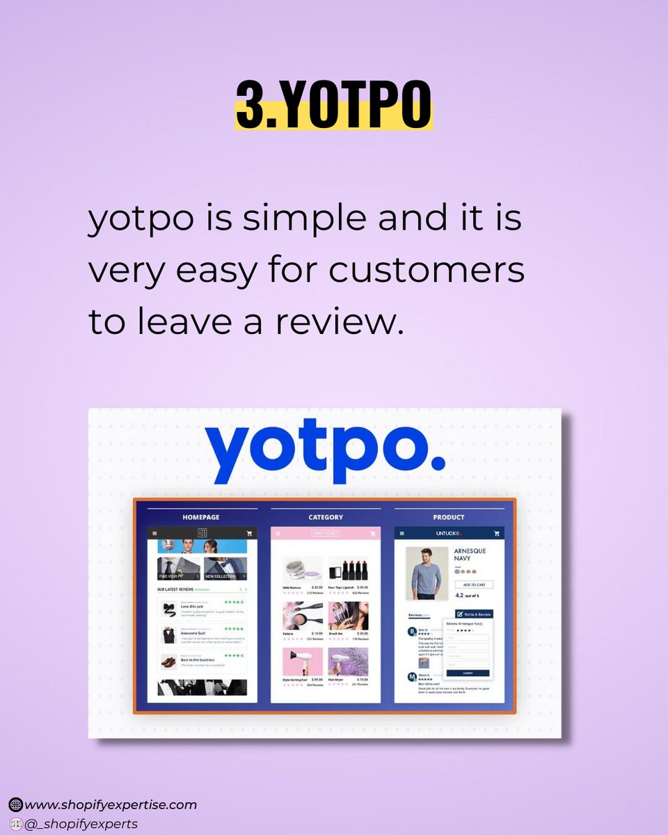 _shopifyexperts's tweet image. Customer experience are Great👏 way for other to get Trusted so there are millions of customers reviews you can import to your store.