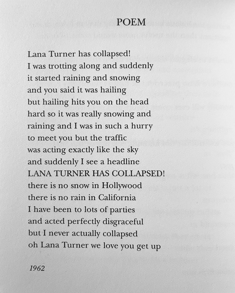 This O’Hara poem, one of my all-time faves.