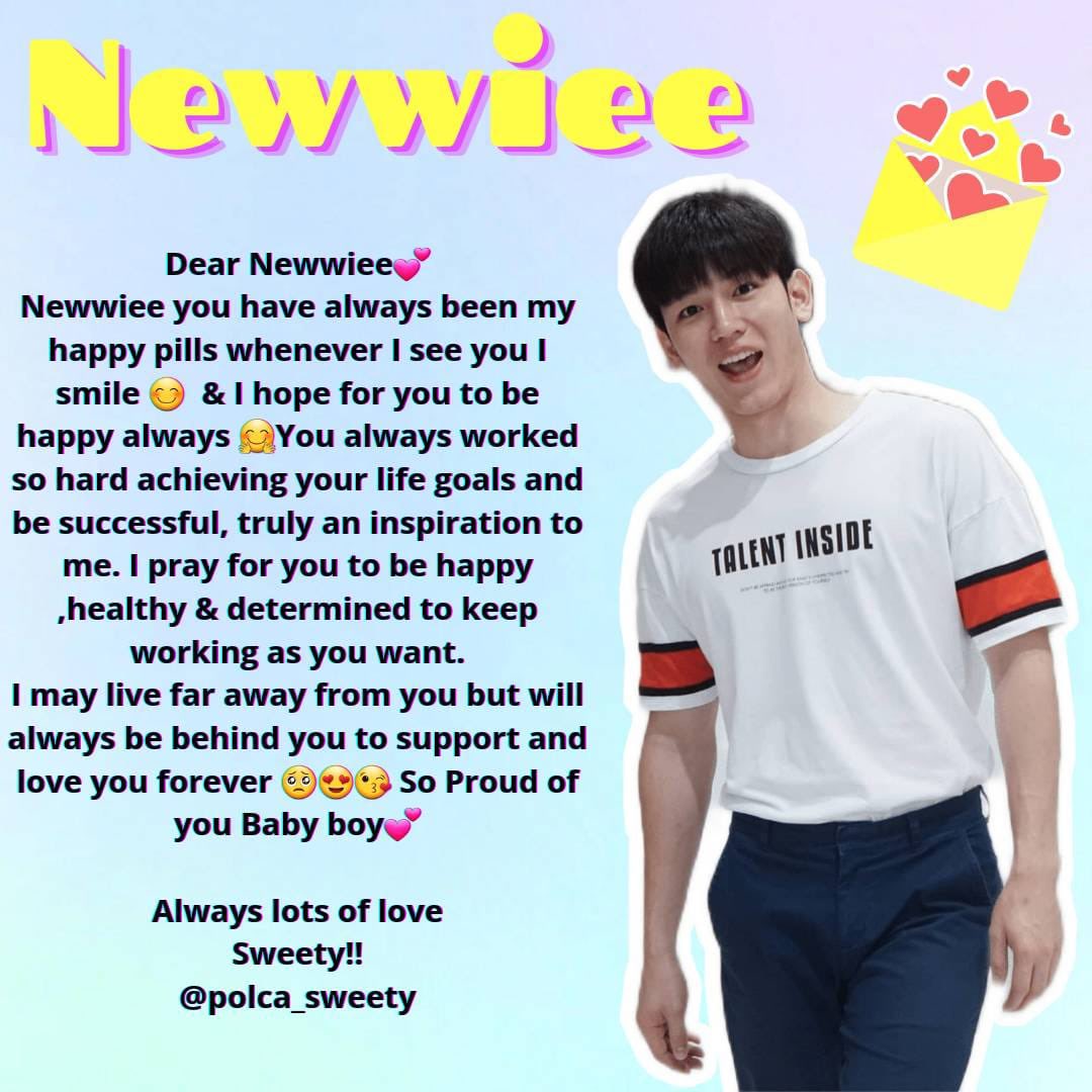 Polca_Sweety's tweet photo. Dear @new_thitipoom 💕

I pray for you to be happy ,healthy &amp; determined to keep working as you want.
Happy Birthday dear🤗
Love you #Newwiee😘 

Hope you like my gift sent along with @TayNewIndiaFC gifts 🤗

#Happy29thNewwieeDay https://t.co/6eNPajHhYM