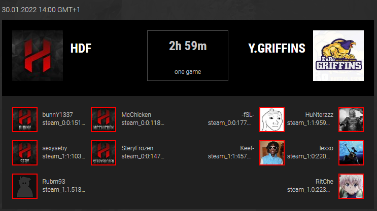 Dennis "Theluchs4363" Spaht (@theluchs4363) on Twitter photo Heute Caste ich vom Kali Cup dieses geile Spiel...
<a href="/HeldenfabrikHDF/">HELDENFABRIK</a> vs Young <a href="/EnroGriffins/">EnRo GRIFFINS</a>
Live auf twitch.tv/Theluchs4363
#ESLMby99DMG #CSGO Heute Caste ich vom Kali Cup dieses geile Spiel...
<a href="/HeldenfabrikHDF/">HELDENFABRIK</a> vs Young <a href="/EnroGriffins/">EnRo GRIFFINS</a>
Live auf twitch.tv/Theluchs4363
#ESLMby99DMG #CSGO