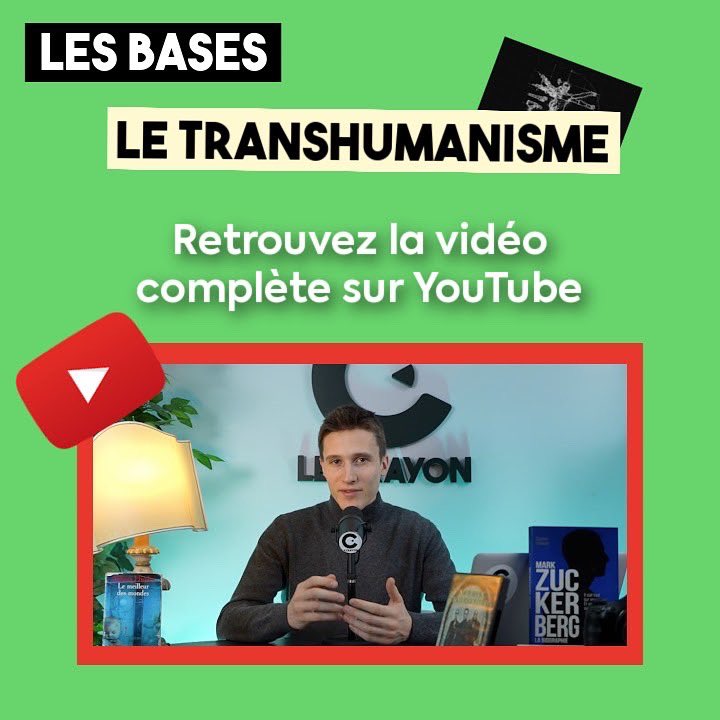 Les Bases 👨‍🏫

Aujourd’hui, <a href="/julescommecesar/">Julescommecesar</a> nous présente Les Bases du transhumanisme 🦾

Retrouvez la vidéo sur notre chaîne ✏️

#bases #Transhumanism #medias #Robot #technologies