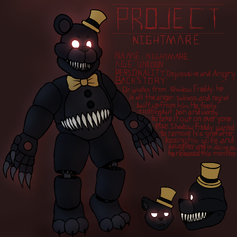 Nightmare Shadow Freddy  Nightmare, Freddy, Shadow