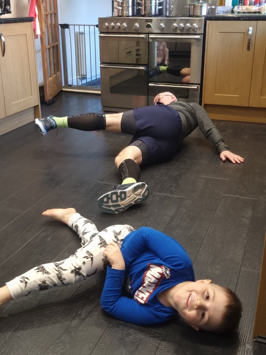 kaffi68's tweet photo. Pop pops aka @JohnJohnrich544 got a 'coach in training' with him for this mornings warm up session🤣🥰
#warmup #sundayvibes #Sundayfunday 
#Grandson #lilhelper #HappyWeekend 
#Keepfit #SundayMotivation https://t.co/Bu3yQEaiDQ