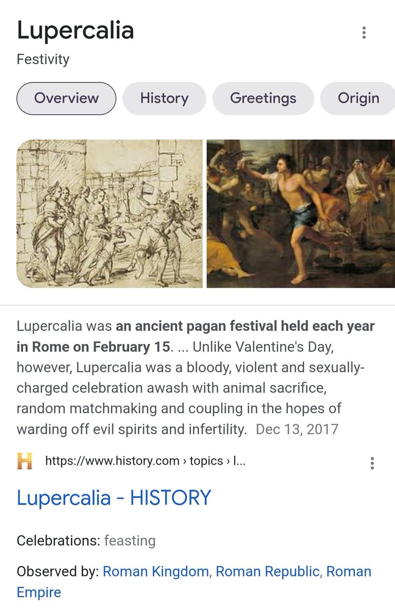 Another nauseating holiday around the corner,  Lupercalia aka valentines day