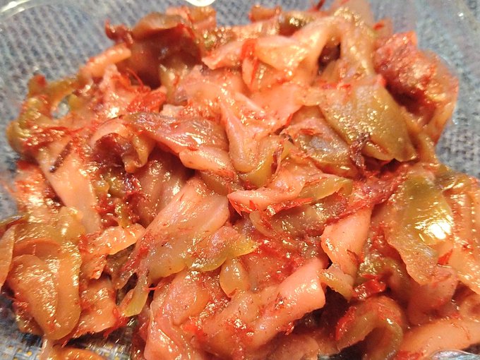 梅ザーサイは〆に最高よね。 