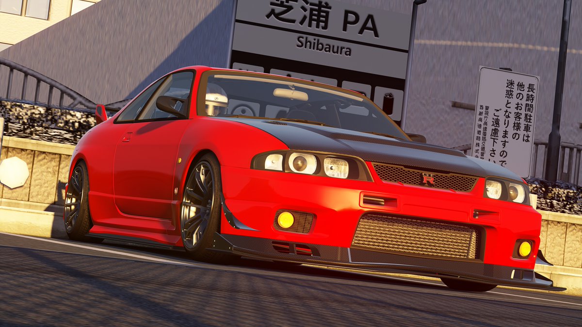R33_project's tweet photo. 今回作っていたリップ、カナード、アンパネ、サイドステップを組み合わせるとこんな感じ。
これは最高だな.....
#AssettoCorsa
#TeamProjectR33
#BCNR33 https://t.co/erpEoQXTSs