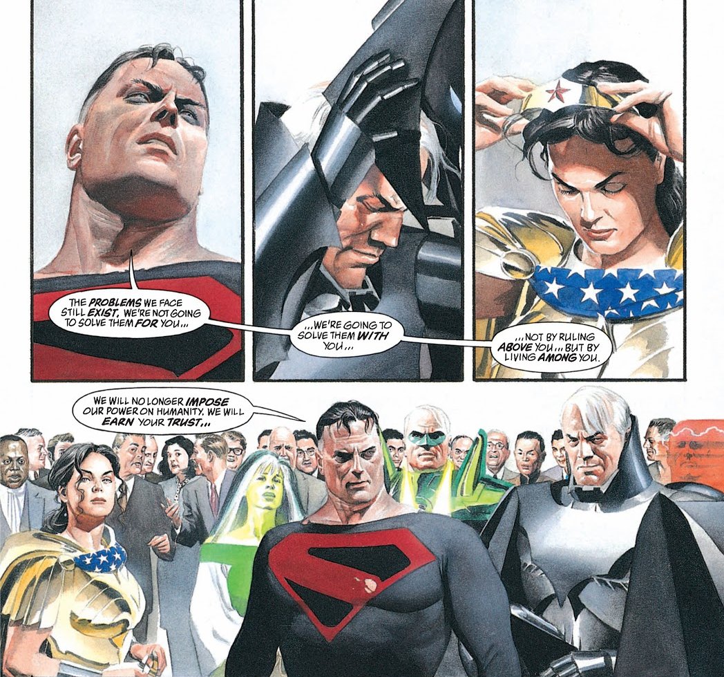 Reread Kindom Come today. It still emotional like the first time and me me choke up at the end. The best JL story ever told and still my favourite graphic novel of all time. 