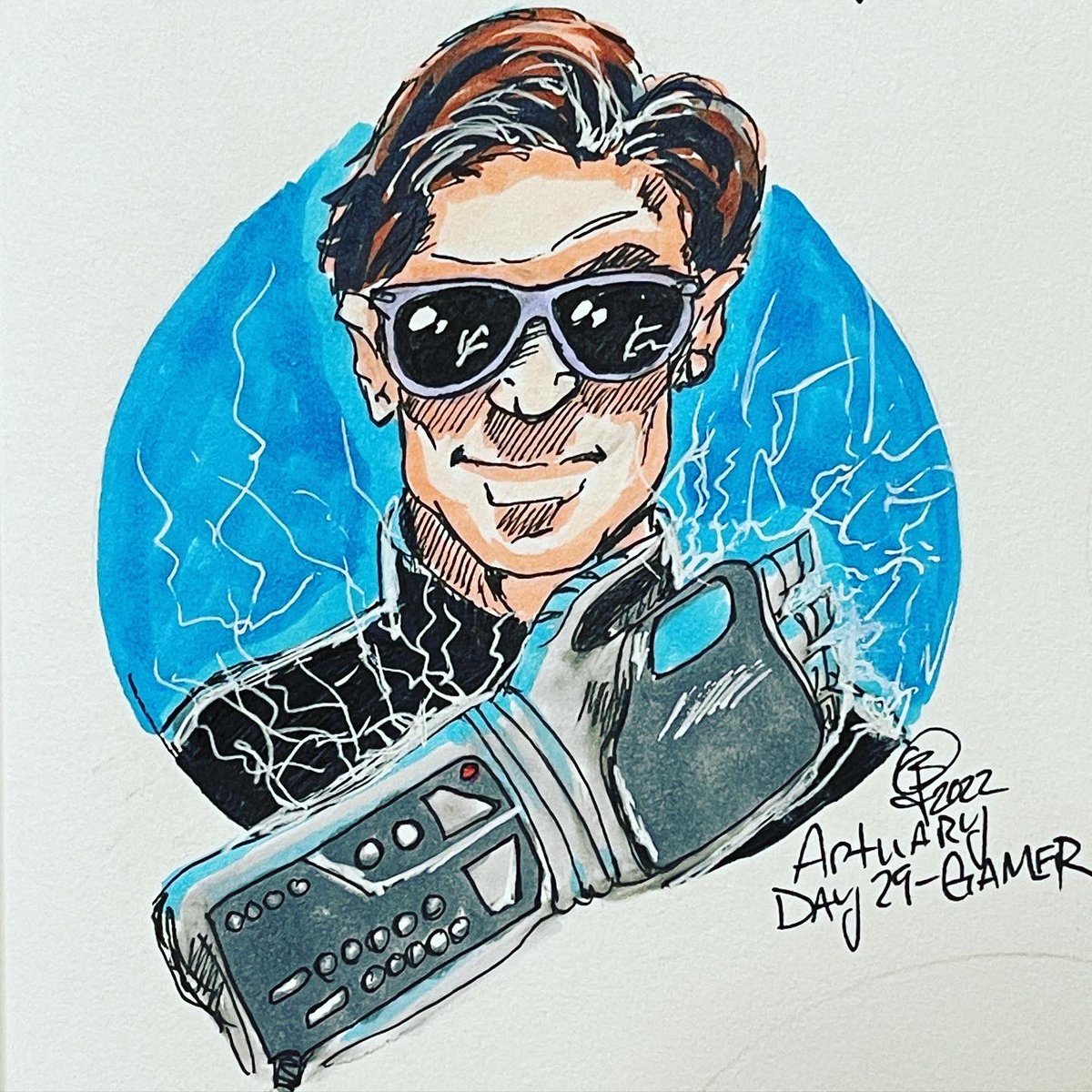 JosephBurkeArts's tweet photo. 🎨 Actuary Art Challenge - Day 29 - #Gamer. It may have been. Technological flop, but the Power Glove will always be one rad looking piece of hardware. #PowerGlove #nintendo #nes #josephburkearts #artuary #RetroGamer #artuary2022 #thecreativemultiverse #8bit #videogames https://t.co/3eURnLKY9f