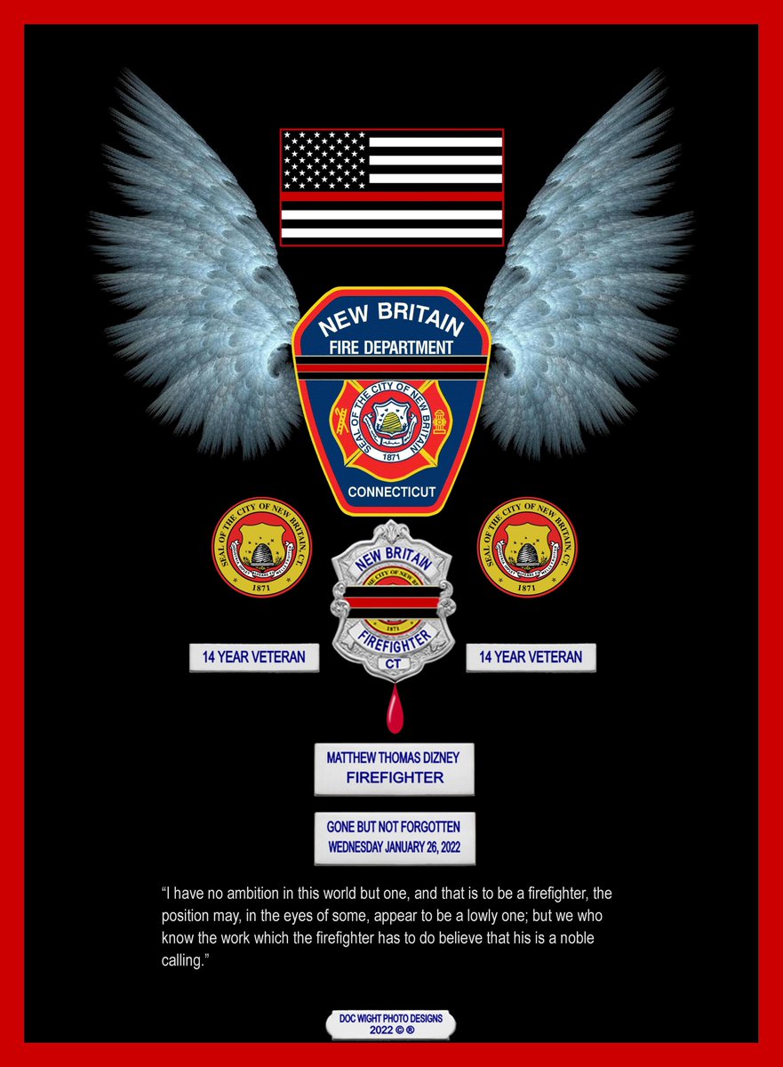 docwpd's tweet photo. @CoNBCT 
“I have no ambition in this world but one, and that is to be a firefighter, the position may, in the eyes of some, appear to be a lowly one; but we who know the work which the firefighter has to do believe that his is a noble calling.” https://t.co/6WaMiSzXLB