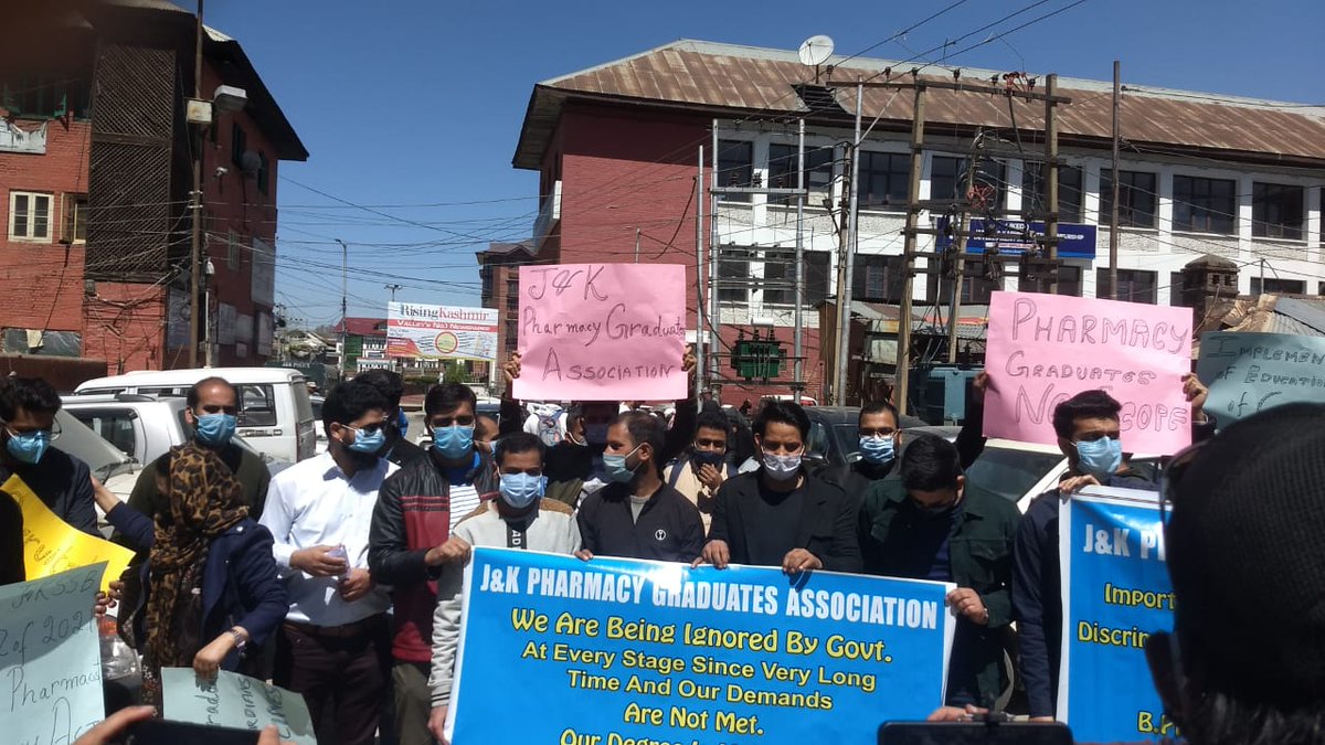 Since the extension of Pharmacy  Act 1948
 we've been contineously writing to concerned authorities for streamling of Pharmacy Services &amp; implementations of Education Regulations
Irony is that neither <a href="/HealthMedicalE1/">Health & Medical Education Department J&K</a> nor <a href="/OfficeOfLGJandK/">Office of LG J&K</a>  has taken any intrests for last 2 years