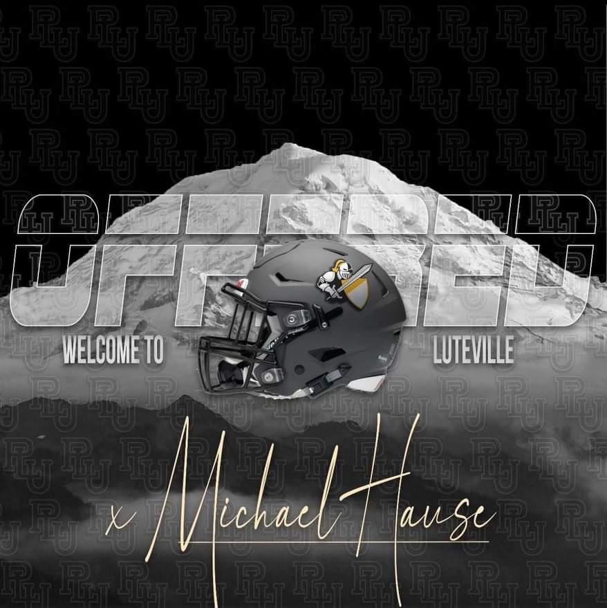 MichaelHause44's tweet photo. Grateful for an offer to play football at the next level and further my education at PLU! Thank you for taking the time to meet with me @LuteFBKeimTime @SpencerCrace @BrantMcAdams Go Lutes!! https://t.co/1WrMt8WX4R