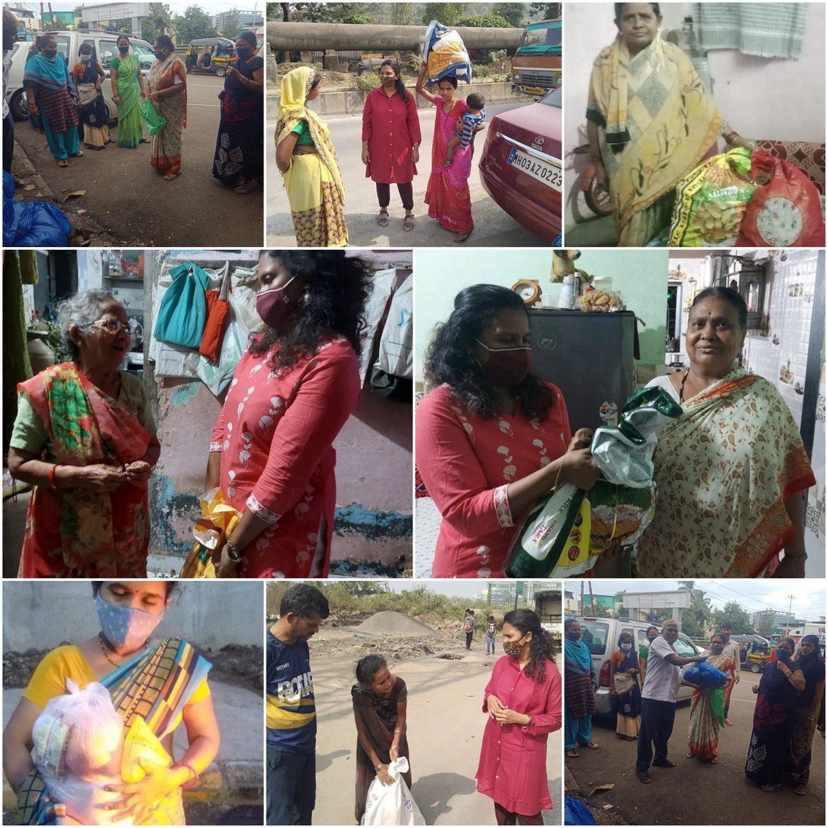 With the continuous support of our donors and in collaboration with @pukaarcovidrelief we have been able to provide a month's ration to over 90 families (with many being women headed households) in the Dombivali and Navi Mumbai area of Maharashtra.
#cchh #URHope #togetherwecan