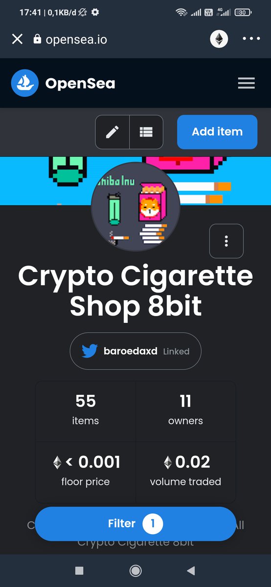 CryptoCigarette's tweet photo. New Drop Guys, Crypto Cigarette, 2 Varians for Bit and Normal

0.001 $ETH Polygon

Edition 1/1

#nftcollector #NFTartist #opensea #NFTs #NFTCommunity https://t.co/h5cc5piHdQ