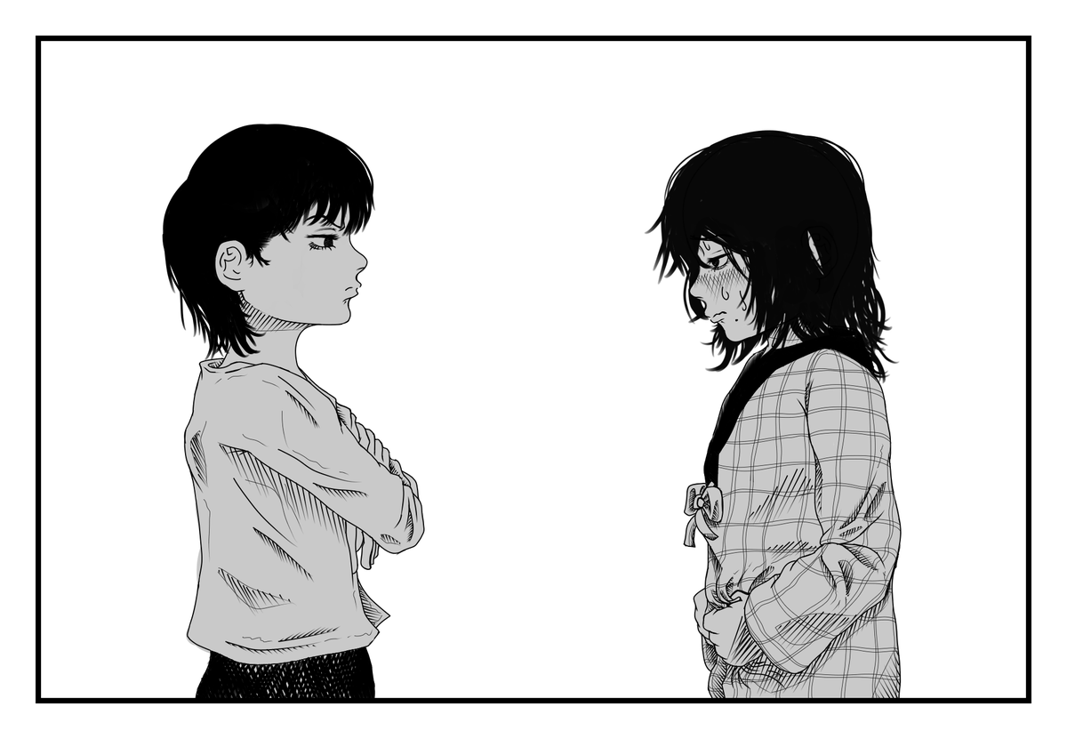 いやぁ、藤野と京本の江の島旅行編は最高でしたね(死んだ魚の目)  #ルックバック