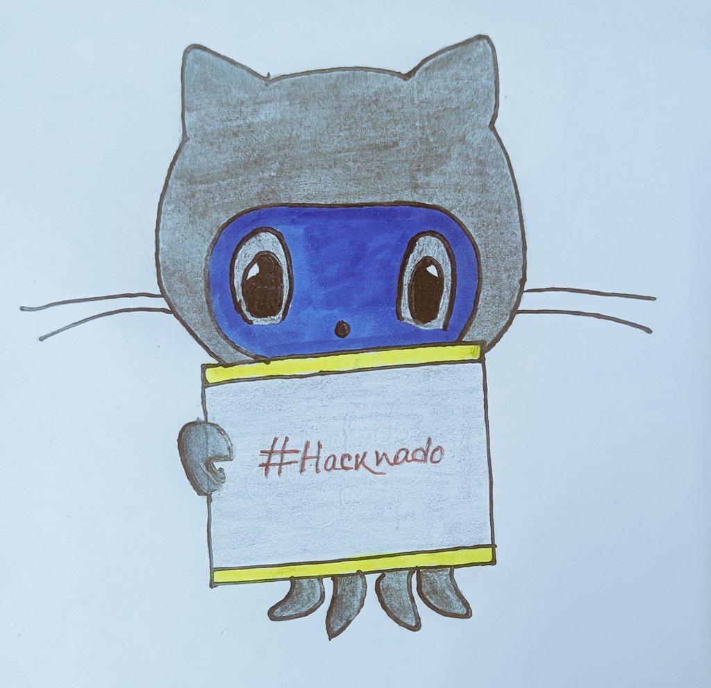 Jeet_2003's tweet photo. Here is my #MyOctocat for #Hacknado this weekend ππ
@MLHacks @GitHubEducation https://t.co/65L2zllToF