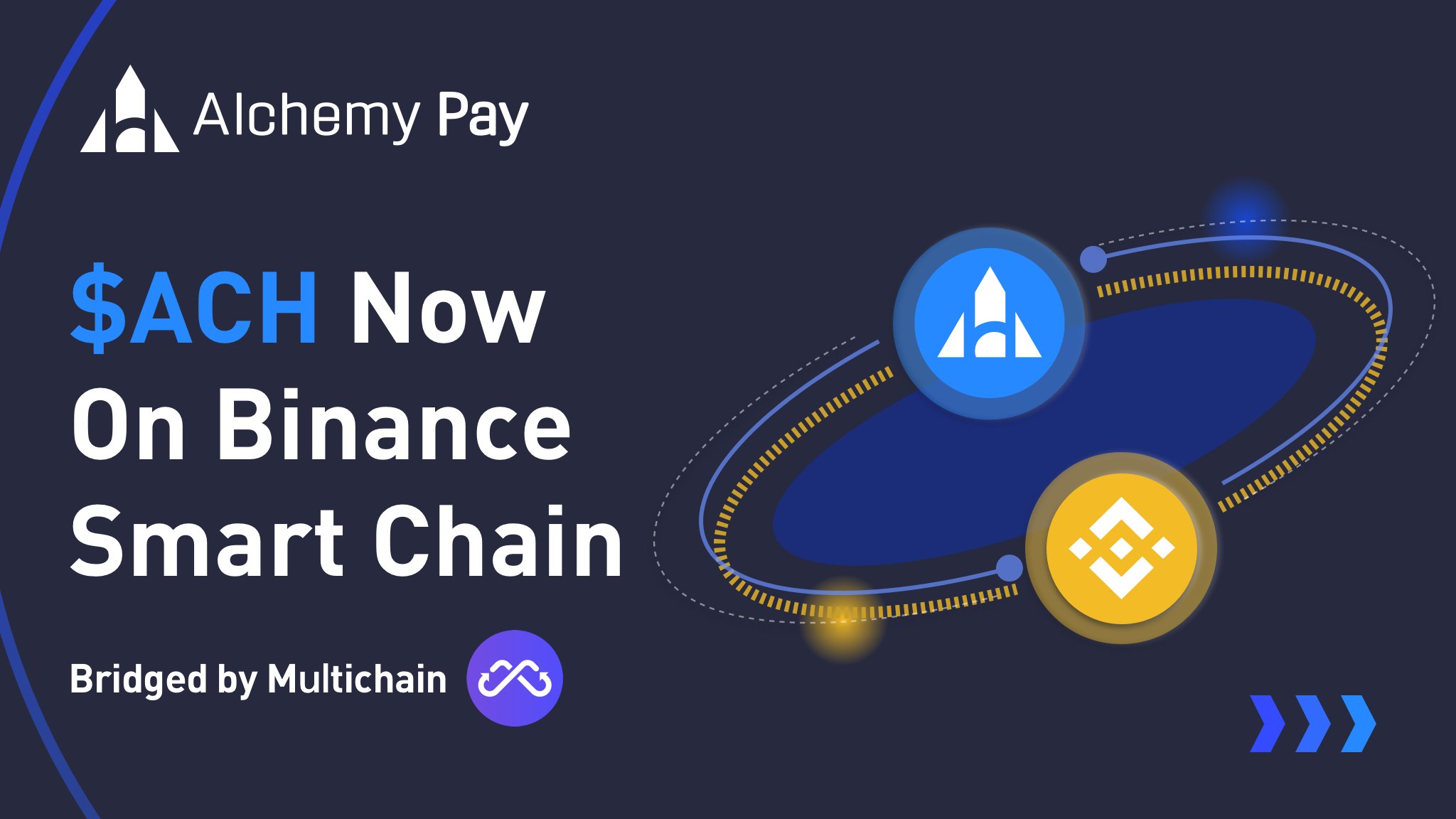 Alchemy Pay ACH on Twitter "ACH is live on the Binance Smart Chain