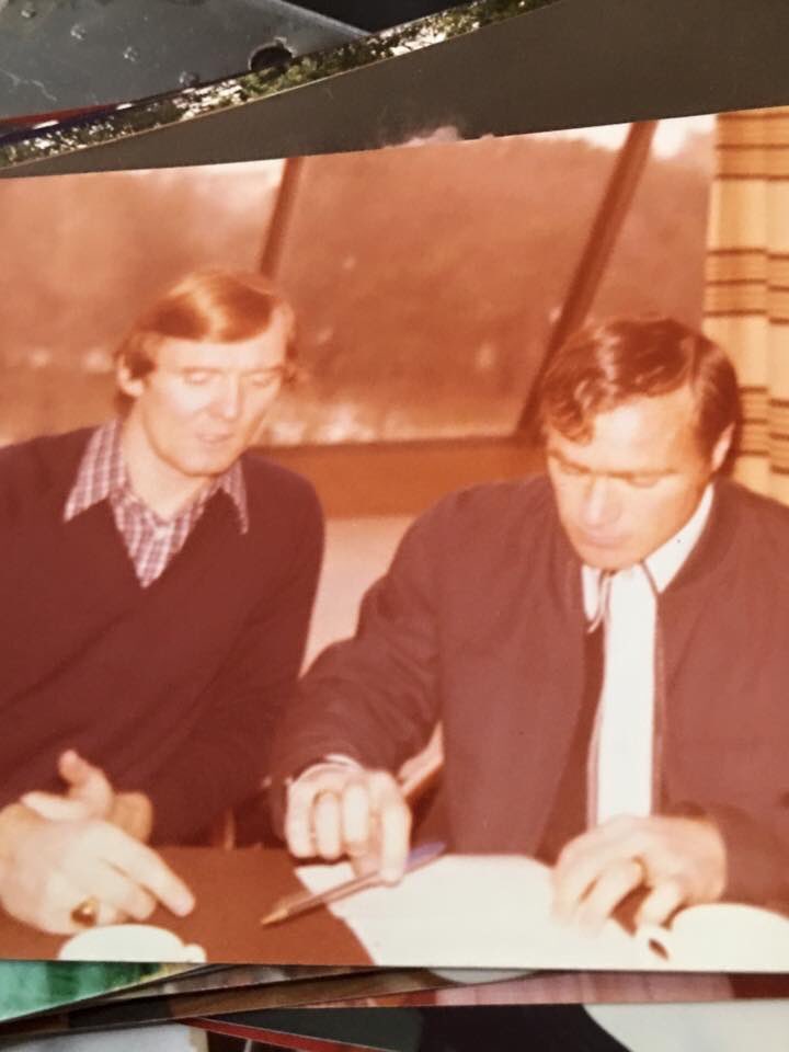 Happy belated birthday to David Hay. Taken by me at one of the signing sessions on a Friday  at Chelsea 1978 ? 