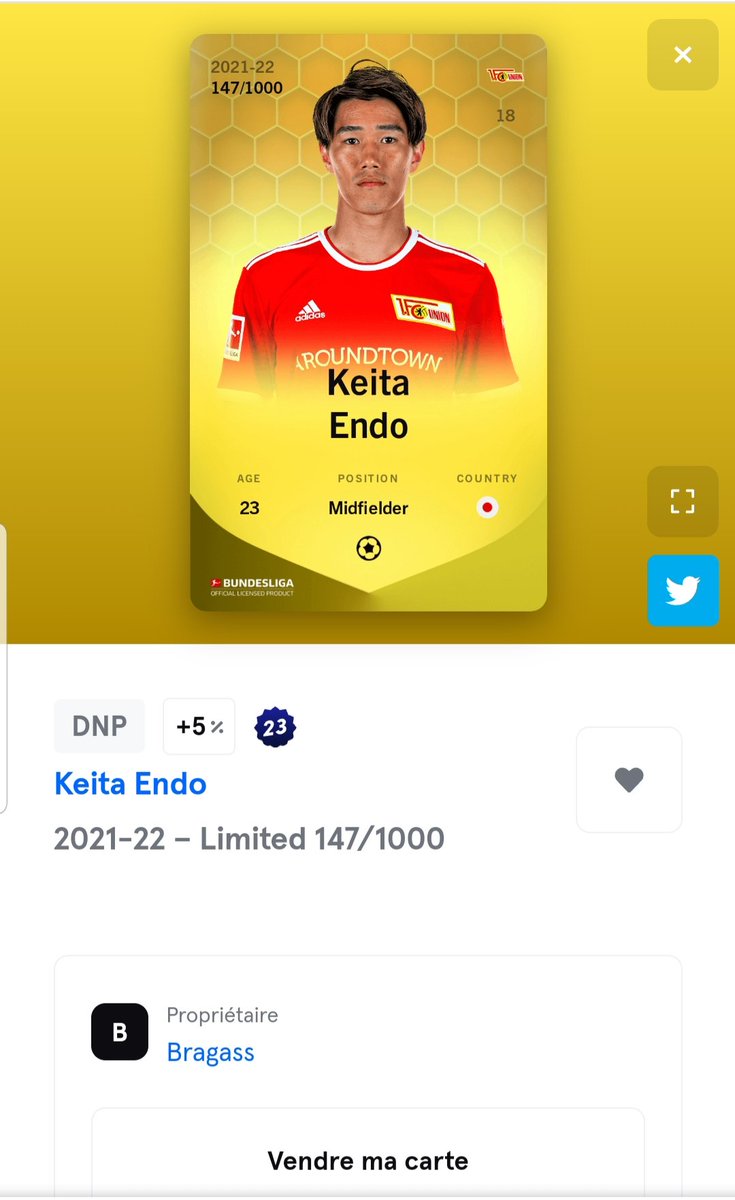 Bragas Sorare tweet media