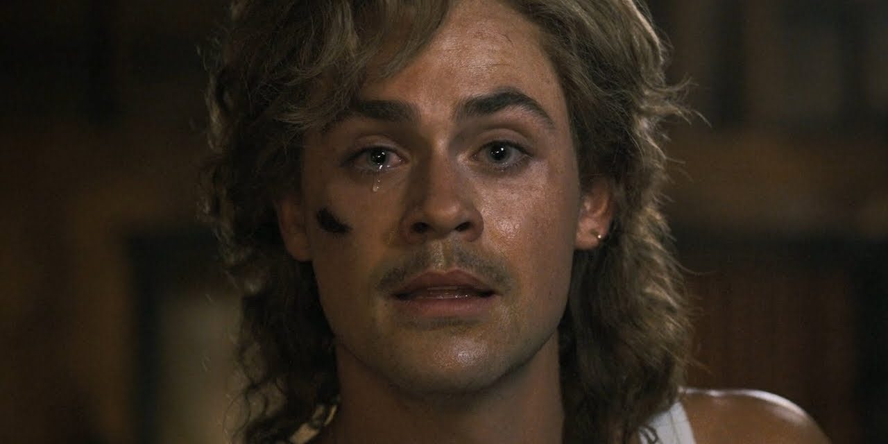 Stranger Things 5 News on X: Stranger Things Fact of the Day Dacre  Montgomery had to have 33 prosthetic wounds applied to him as Billy Hargrove  over the course of Stranger Things