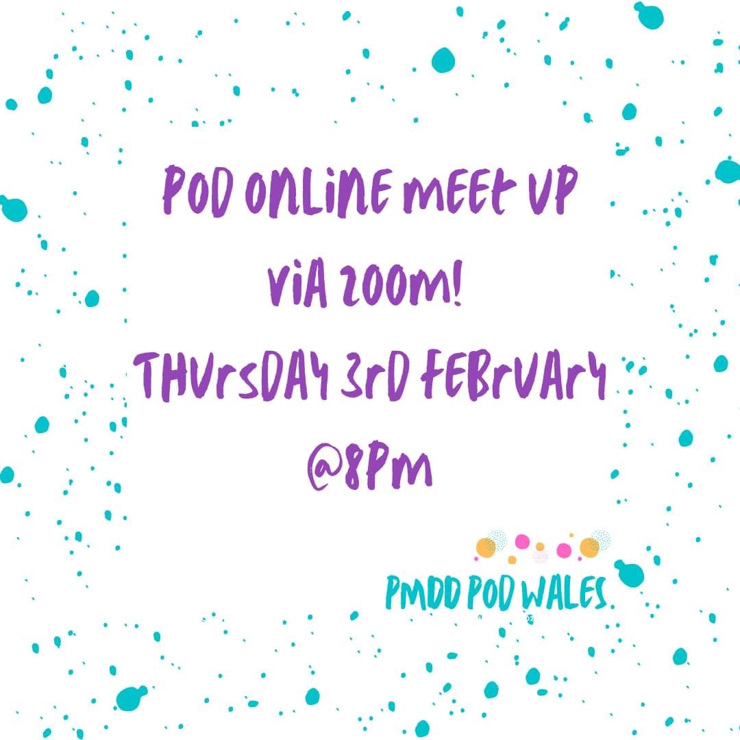 PmddPod's tweet photo. 💜 Pod meet up on zoom Thurs 3rd Feb 8pm. There's no need to register as we will post the link the day before. Please comment or DM with any questions. We look forward to chatting with some of you on Thursday! 💜 https://t.co/PoNOGRXacV